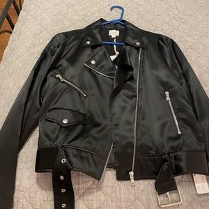 Cami NYC Moto Silk Jacket - Size Small